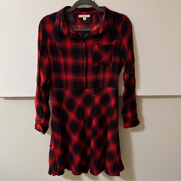 Skies Are Blue Plaid Dress, Pristine Condition - Picture 1 of 5
